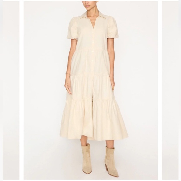 Brochu Walker Dresses & Skirts - ⭐️Brochu Walker Havana dress⭐️ cream color size medium